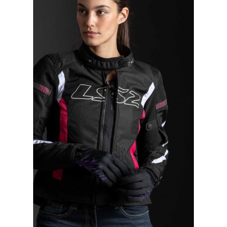 64050F0046M LS2 GATE LADY JACKET PINK M