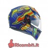 AGV CASCO 210301A0EY 004 008 K-3 SV AGV E2205 TOP PLK  TAGLIA ML   five continents210301A0EY 004 008